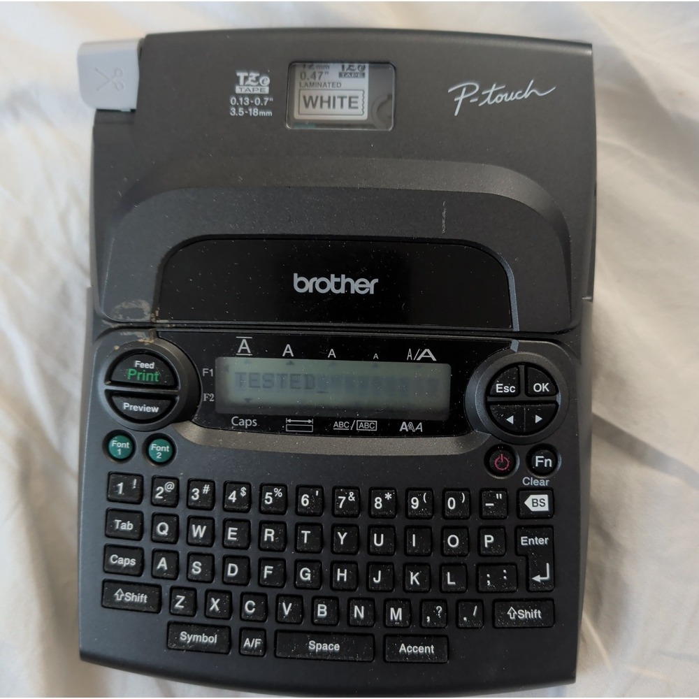 Brother P-touch PT-1890 Label Printer Used Good Condition TESTED WORKS NO CABLE